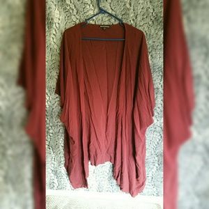 Burgundy kimono